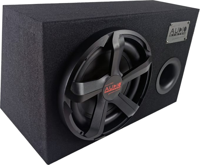 CARBON Serie EFFICIENT Subwooferkist 10 inch 350/250 Watt