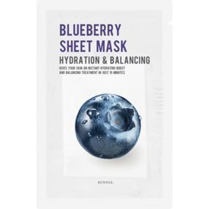 EUNYUL - Purity Blueberry Sheet Mask - 1stuk