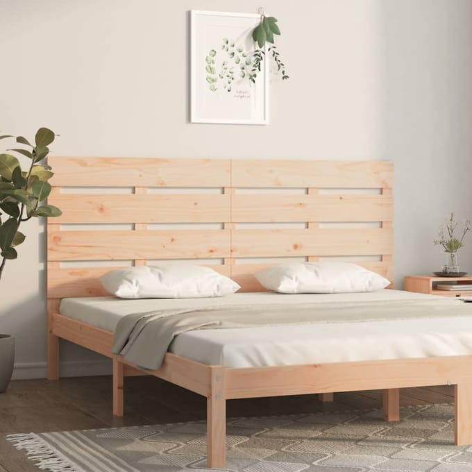 vidaXL - Hoofdbord - 200x3x80 - cm - massief - grenenhout