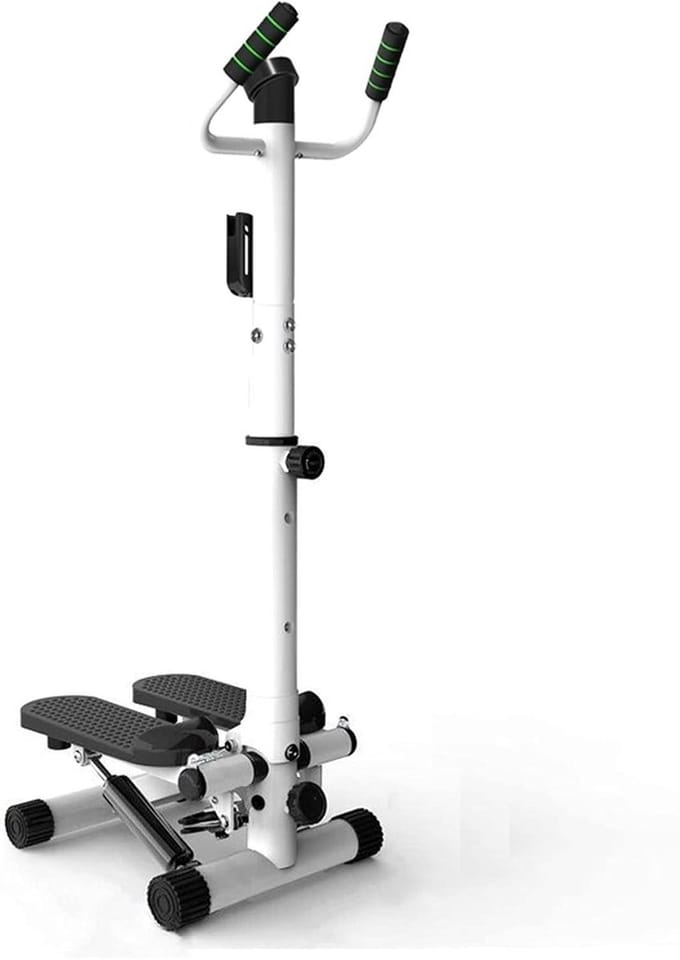 Huishoudelijke Stepper - Oefen Machine - Thuis Trainen - Stil En Geruisloos - 100kg Belasting - Wit
