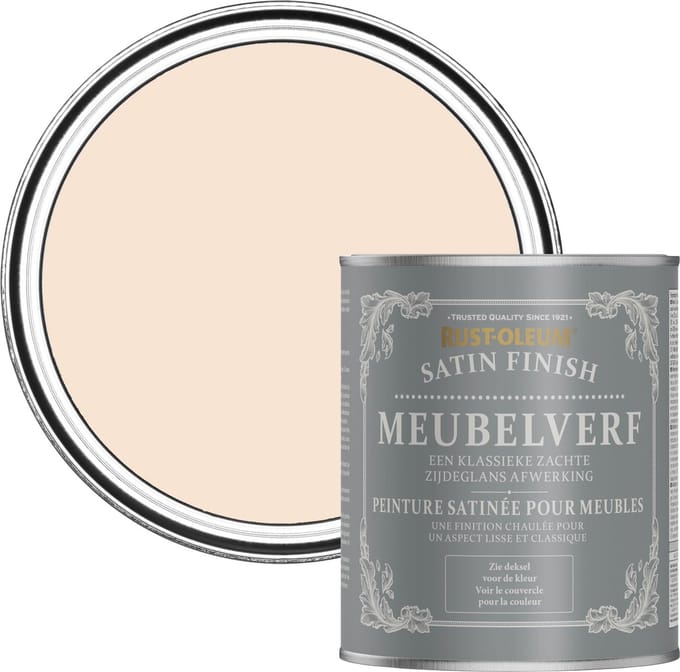 Rust-Oleum Lichtroze Meubelverf Zijdeglans - Melrose 750ml