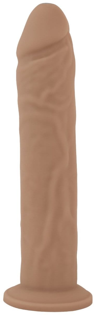 SILEXD - Realistische Rechte Dildo met Zuignap - Model 2 - 23 cm - Lichte Huidskleur