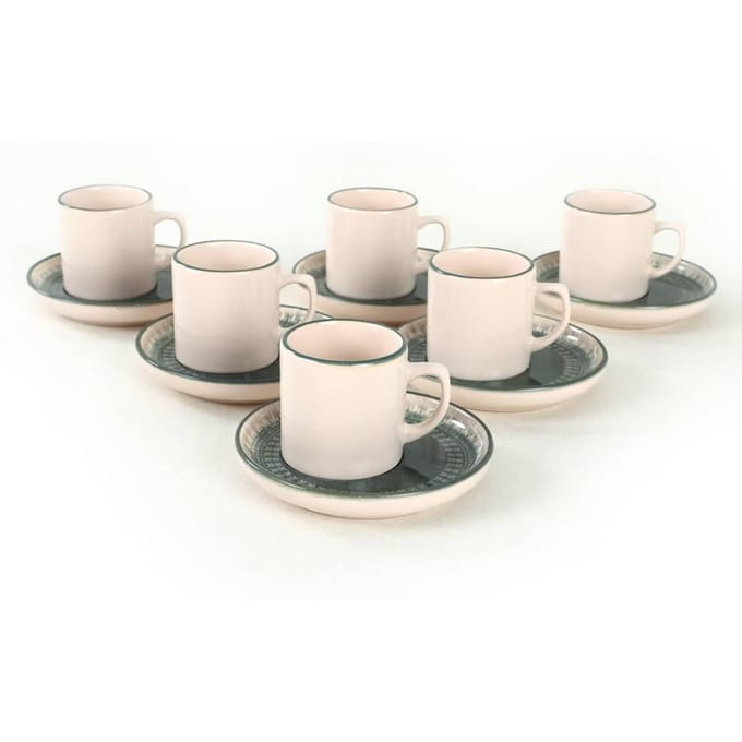 12-delige koffieset Damar keramiek | Hermia