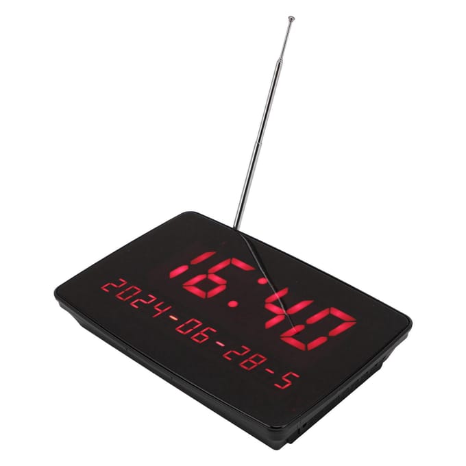 Système d'appel sans fil professionnel haute sensibilité 30 boutons de sonnette de table 1 récepteur soignant US Plug black