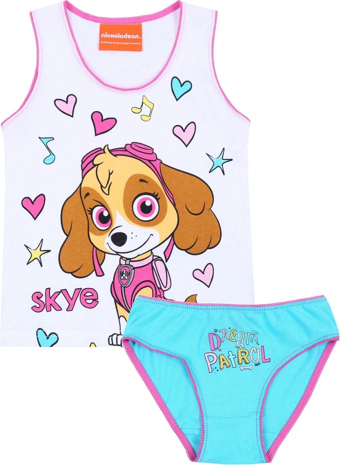 Turkooise onderbroek + topje Paw Patrol NICKELODEON