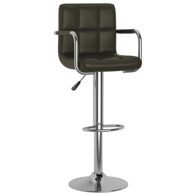 vidaXL - Barstoelen - 2 - st - kunstleer - bruin