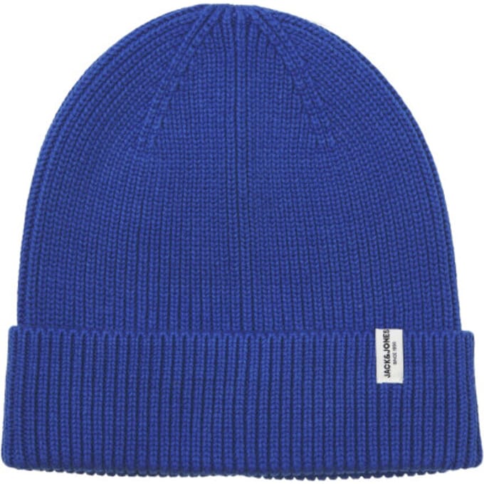 Jack & Jones Heren Muts JACBRINK Beanie Blauw - One Size