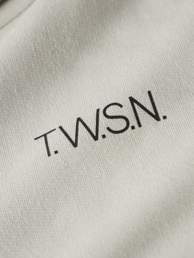 NAME IT - TKMSOX LS SWEAT HOOD LOGO BRU NOOS - Jongens - Sweaters