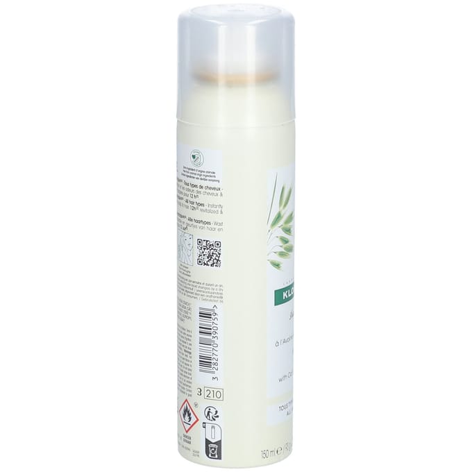 Klorane Haver & Ceramide LIKE Ultramilde Droogshampoo | Alle haartypes 150 Shampoo