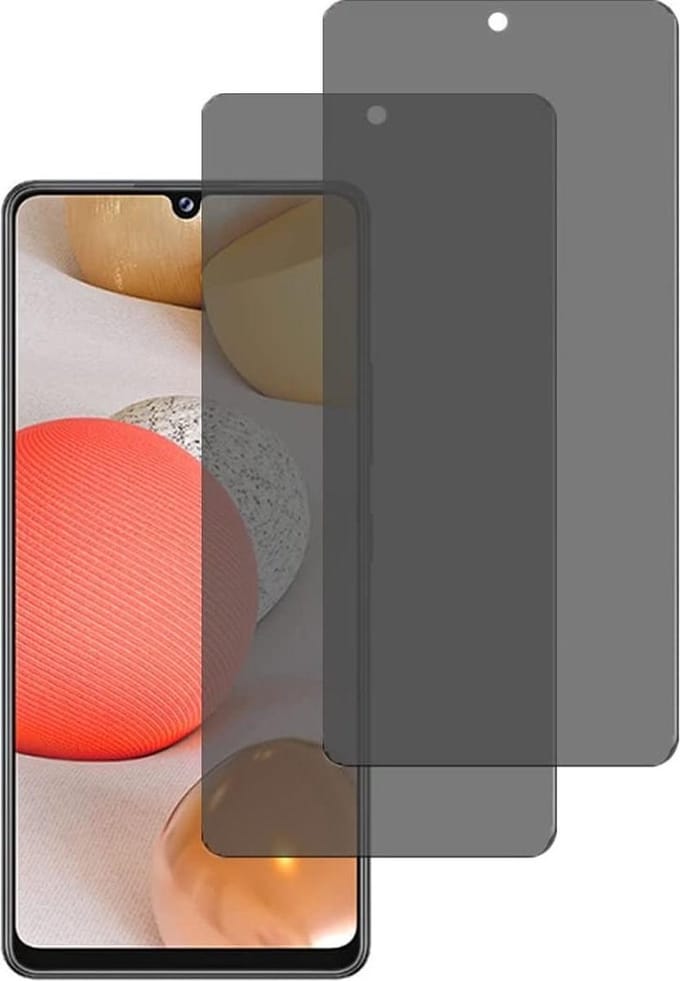 Galaxy A42 5G Privacy Glass - Screenprotector Geschikt voor Samsung Galaxy A42 anti spy screenprotector - 2 pack