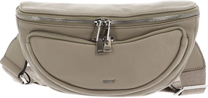 abro Leren Schoudertas Leather Dalia Belt Bag Cargo Siena Taupe