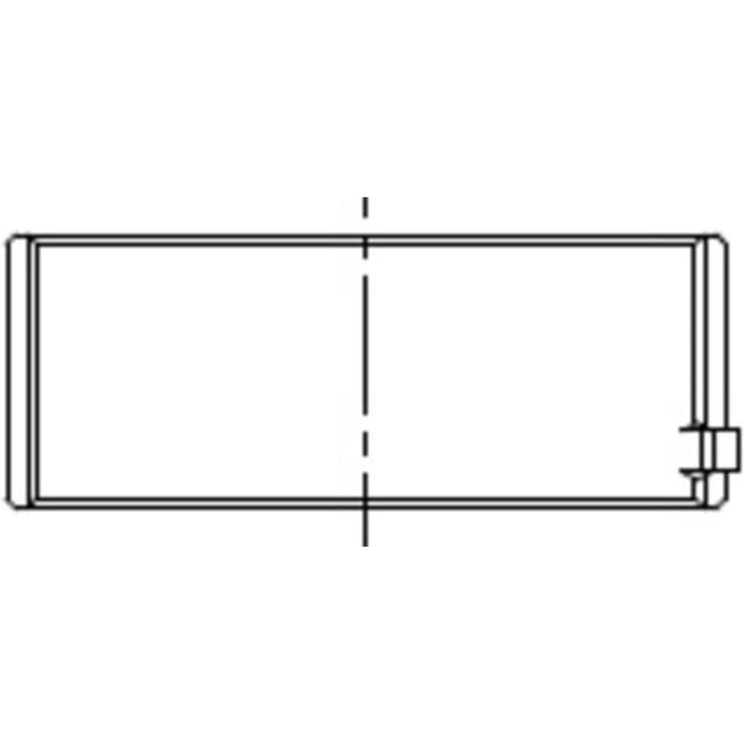 Drijfstanglagerschalen MAHLE 001 PL 21831 025