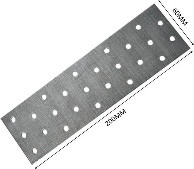 Koppelplaat 40 x 180 x 2,5 mm – Verzinkt Verbindingsplaat – TOOLTECH