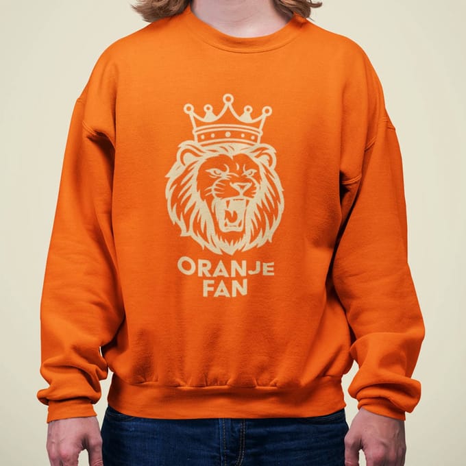 Oranje WK-EK Trui Oranje Fan S