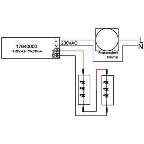 Brumberg 17640010 LED-converter 10 W 350 mA 28 V Dimbaar