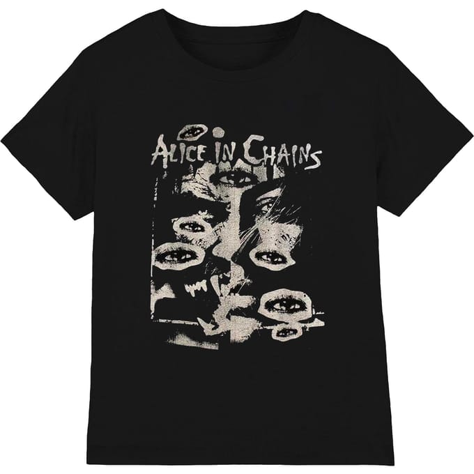 T-shirt Unisexe Adulte Alice In Chains All Eyes XL noir