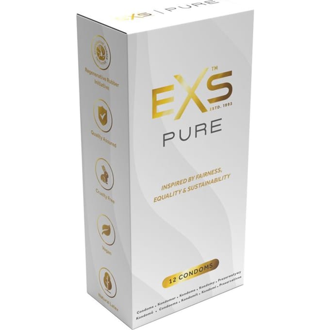 EXS Pure ultradunne vegan condooms - 12 stuks