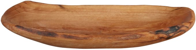 ASA Selection houten schaal, plat 21,5 x 11 cm, olijfhout, 43280970