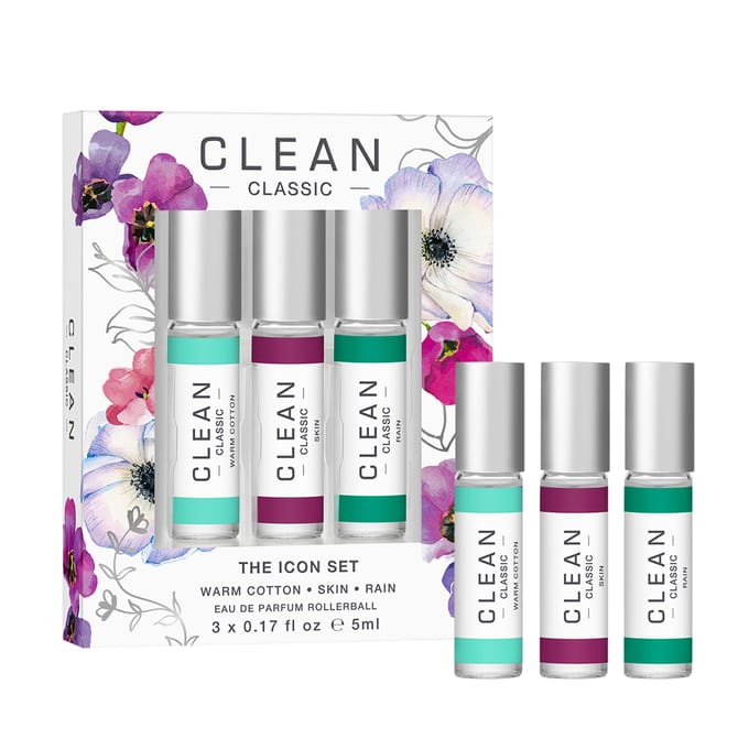 Clean - Classic Layering 3-Pack Rollerball Gift Box