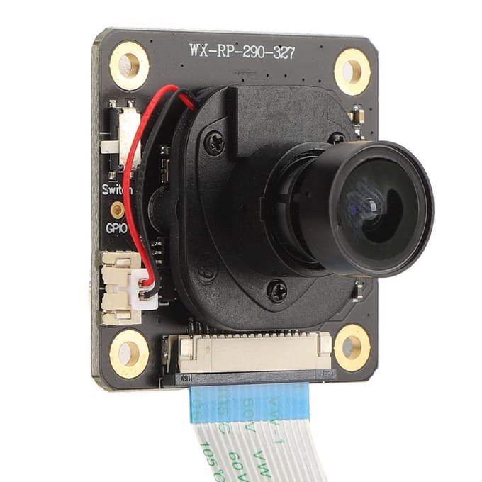 Camera Module 200MP IMX290 Chip IR Cut Vaste Brandpuntsafstand Camera Module Board voor RPi 4B 3B+ 3A+ white