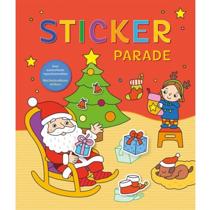 Deltas Kerstman Sticker Parade Educatieve boeken (spelletjes en raadsels)