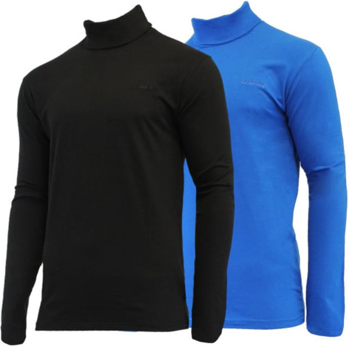 2-Pack Campri - Skipully - Wintersportpully - Heren - Black/Cobalt Blue (478) - maat S