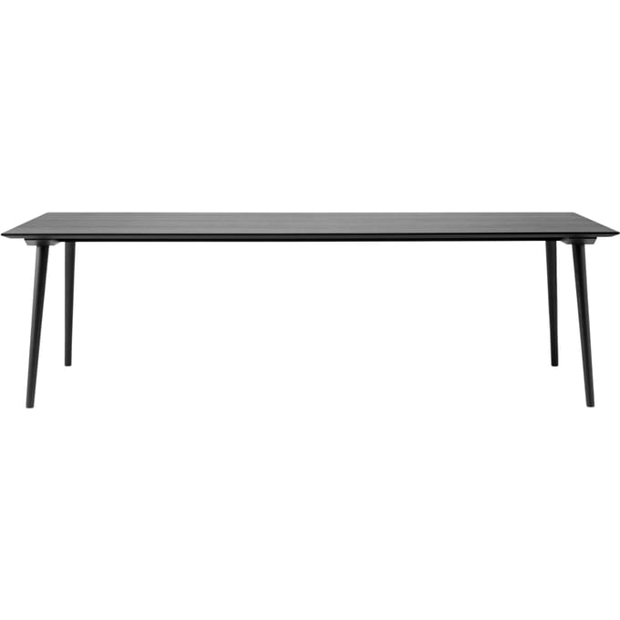 &Tradition In Between Tafel rechthoekig - eiken, zwart gelakt - 250 x 100 cm