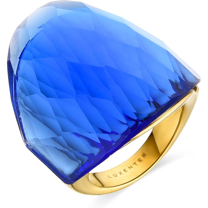 Luxenter Konsil ring in 18k gouden afwerking
