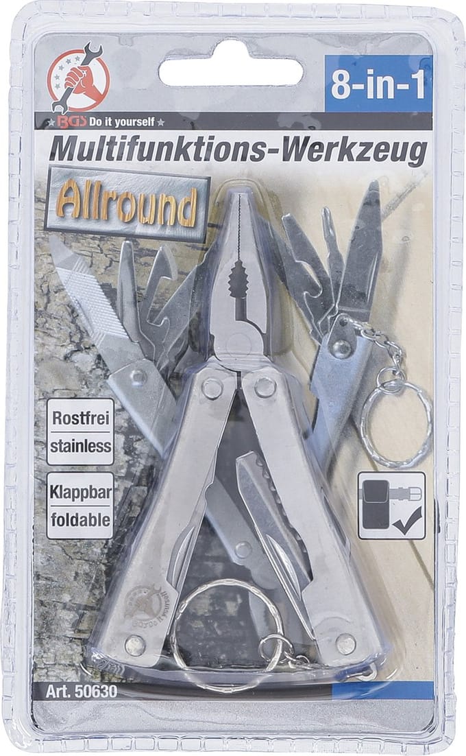 BGS Multifunctioneel gereedschap 8-in-1