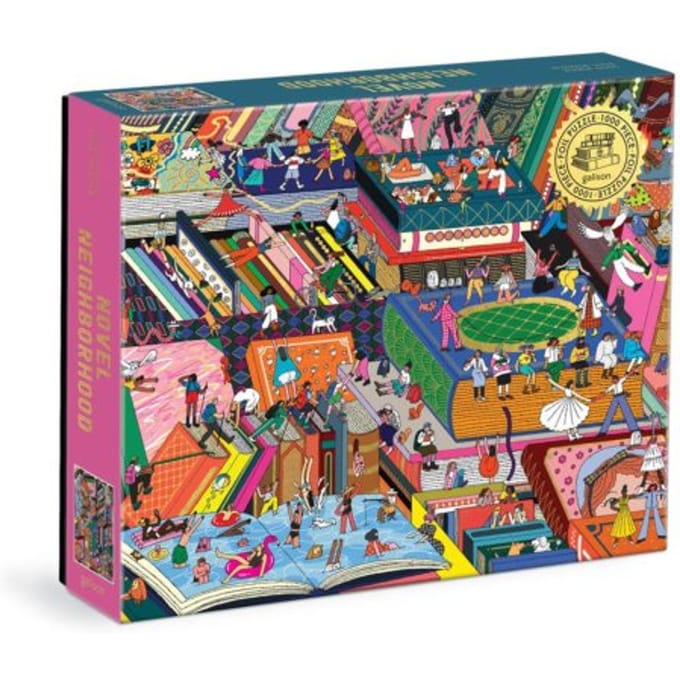 Novel Neighborhood 1000 Piece Foil Puzzle - Galison