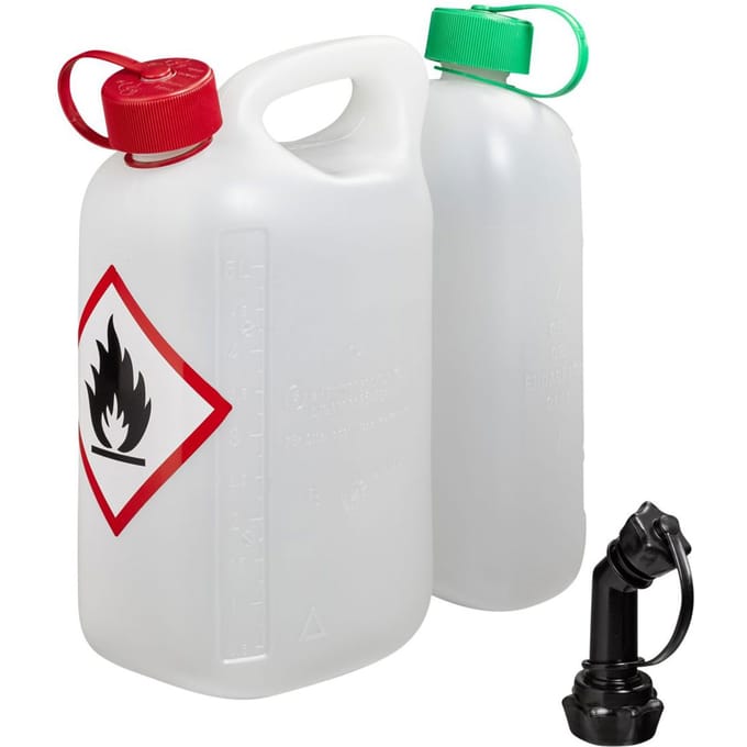 Hünersdorff eco combi-can 5,5l + 3l wit