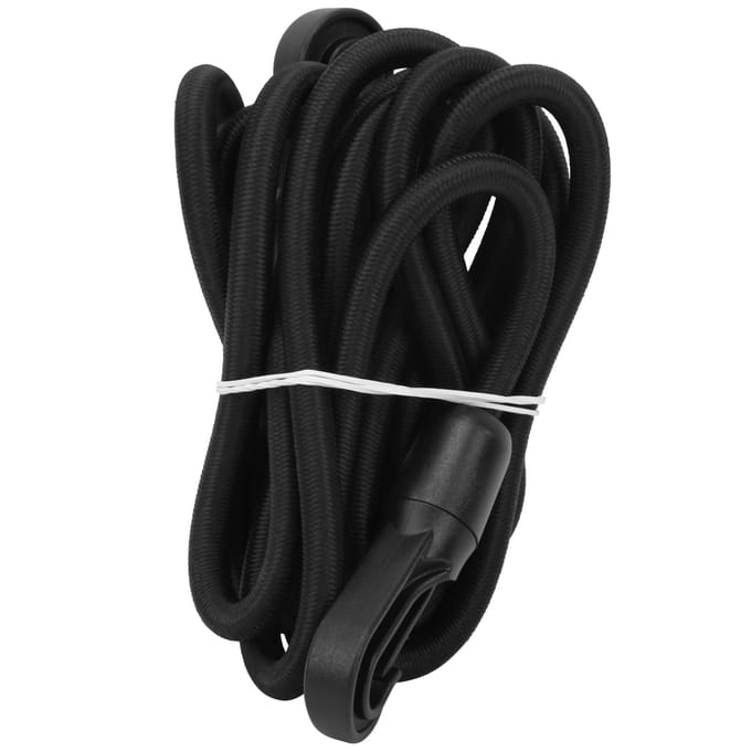 Sangle élastique robuste de 2,5 m avec crochet en nylon, accessoires pour bateaux black