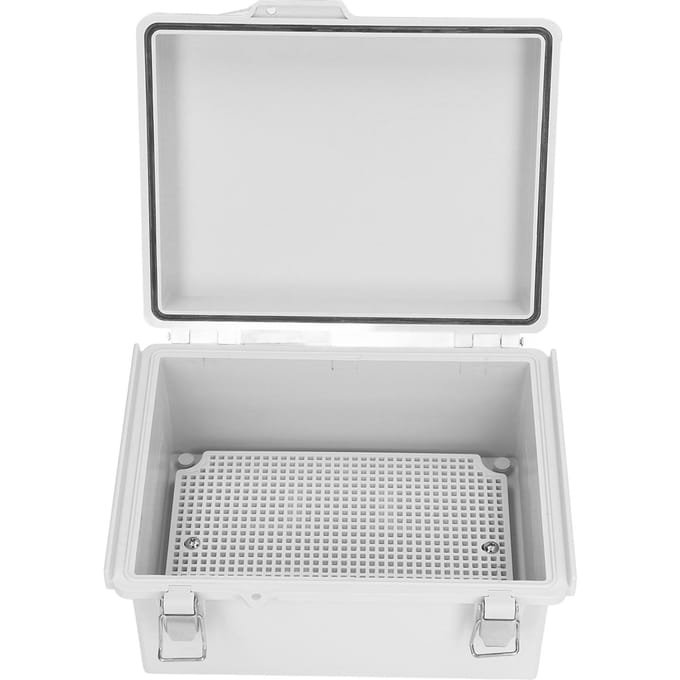 Boîte de jonction ABS IP67 Étanche Boîtier électrique DIY pour Intérieur Extérieur 220x170x110mm