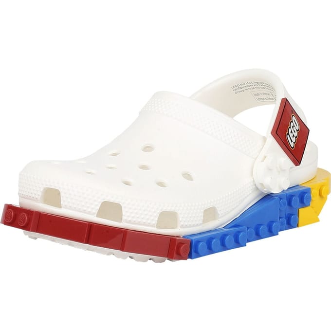 Crocs Pantoffel - 4WL LEGO® Masterbrand System Clog Kids - EU28-29 tot EU 36-37 - voor Kinderen - wit