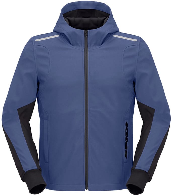 Spidi Armor Hoodie Licht Sky Blauw Zwart - Maat S - Jas