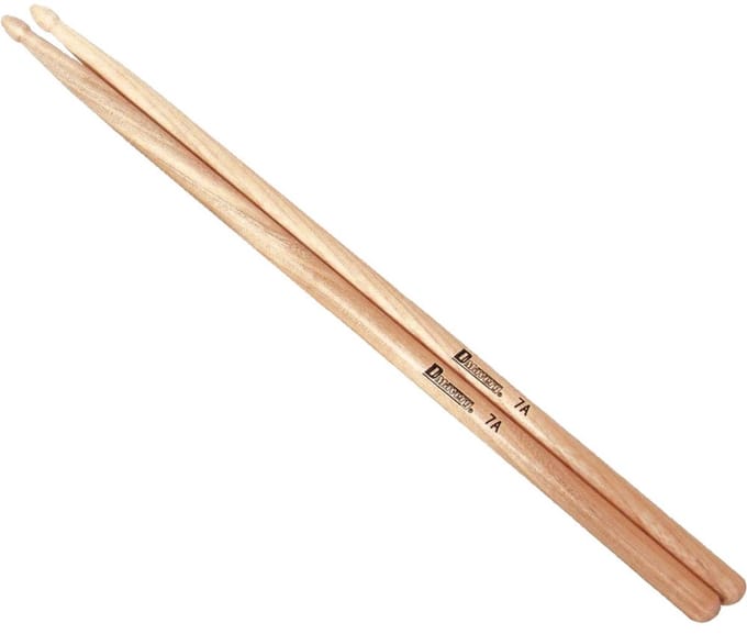 Dimavery DDS-7A Drumstokken - Eiken - Houten tip - Dikte 7a - Drumsticks - 2 Stuks Drumstick / Drumstok