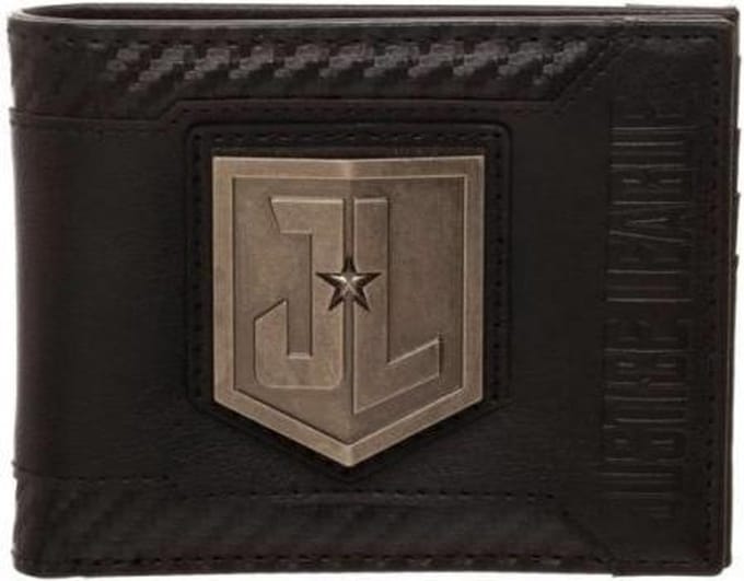 Justice League Metal Logo Bifold Portemonnee