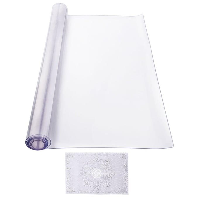 PVC Tafelbeschermer 40x80 Inch Transparante Plastic Bureauonderlegger 2,0 mm Dik