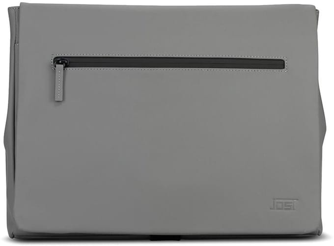 Jost Halmstad Dames laptoptas - 15 inch - Werktas A4 - Imitatieleer - Grijs