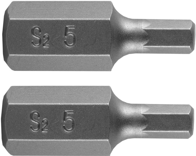 Grupa Topex NEO - Inbussleutel - HEX 5 x 30 mm - S2 Staal - 2 Stuks
