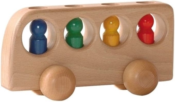 Autobus 4 personen – hout van Ostheimer