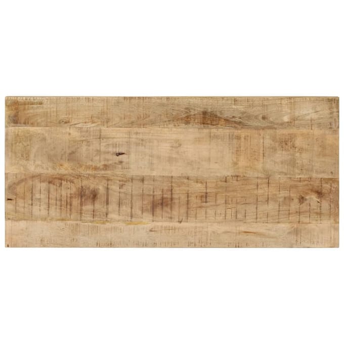 vidaXL - Eettafel - 110x50x76 - cm - massief - mangohout