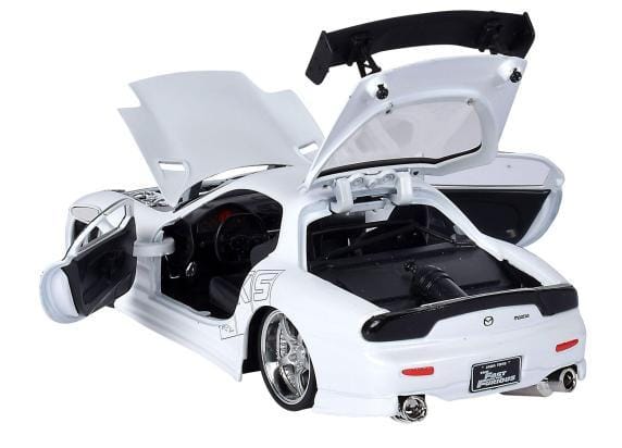 Fast & Furious and Furious 1:24 1993 Mazda RX-7 Auto's op schaal Miniatuur auto's
