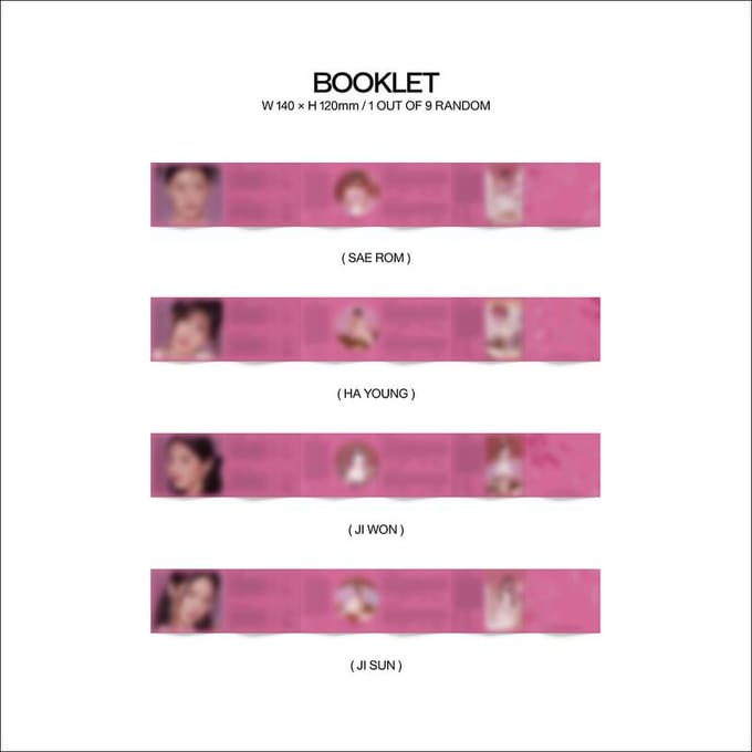 fromis_9 [Ontgrendel mijn wereld] Compacte ver. Random 1ea black