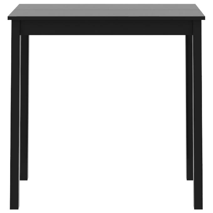 vidaXL - Bartafel - 115x55x107 - cm - MDF - zwart