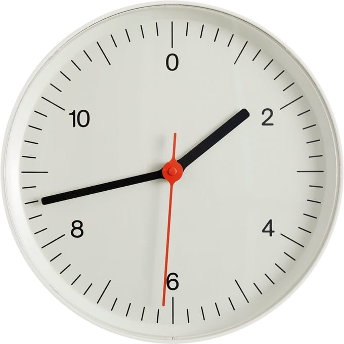 HAY Wall Clock - white