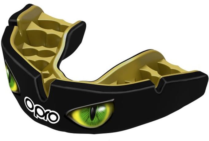 Opro Instant Custom Dentist Fit Eyes Mouthguard Hockey Bitje - Maat L