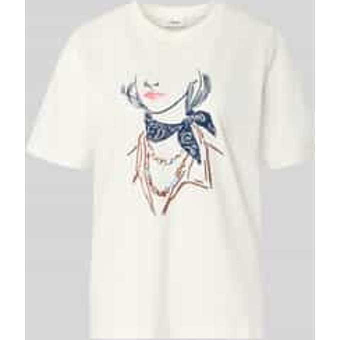 relaxed fit T-shirt van puur katoen