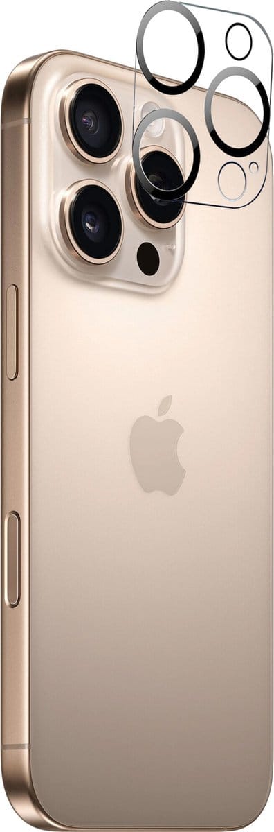 Screenprotector Geschikt voor iPhone 16 Pro Camera Lens protector Glas - Camera Protector Gehard Glas