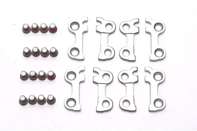 Ht Components T2 Plaat Voor Het Bevestigen Van Schoenplaatjes Zilver